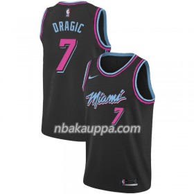 Miami Heat Goran Dragic 7 2018-19 Nike City Edition Musta Pelipaidat Swingman - Miesten